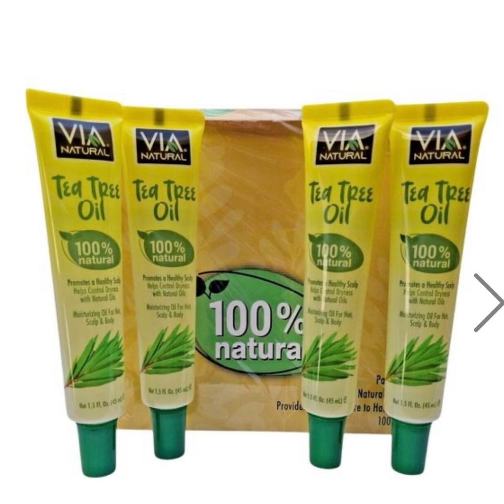 Set of 4 Tea Tree Oil Hair Treatment.   You get 4 oils